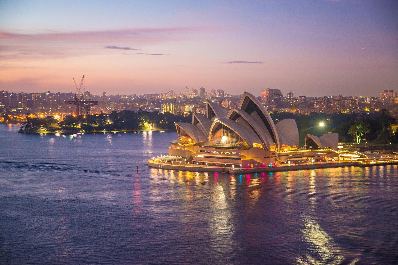 l'Australie, l'endroit où le soleil brille toujours. Présenté par Twain