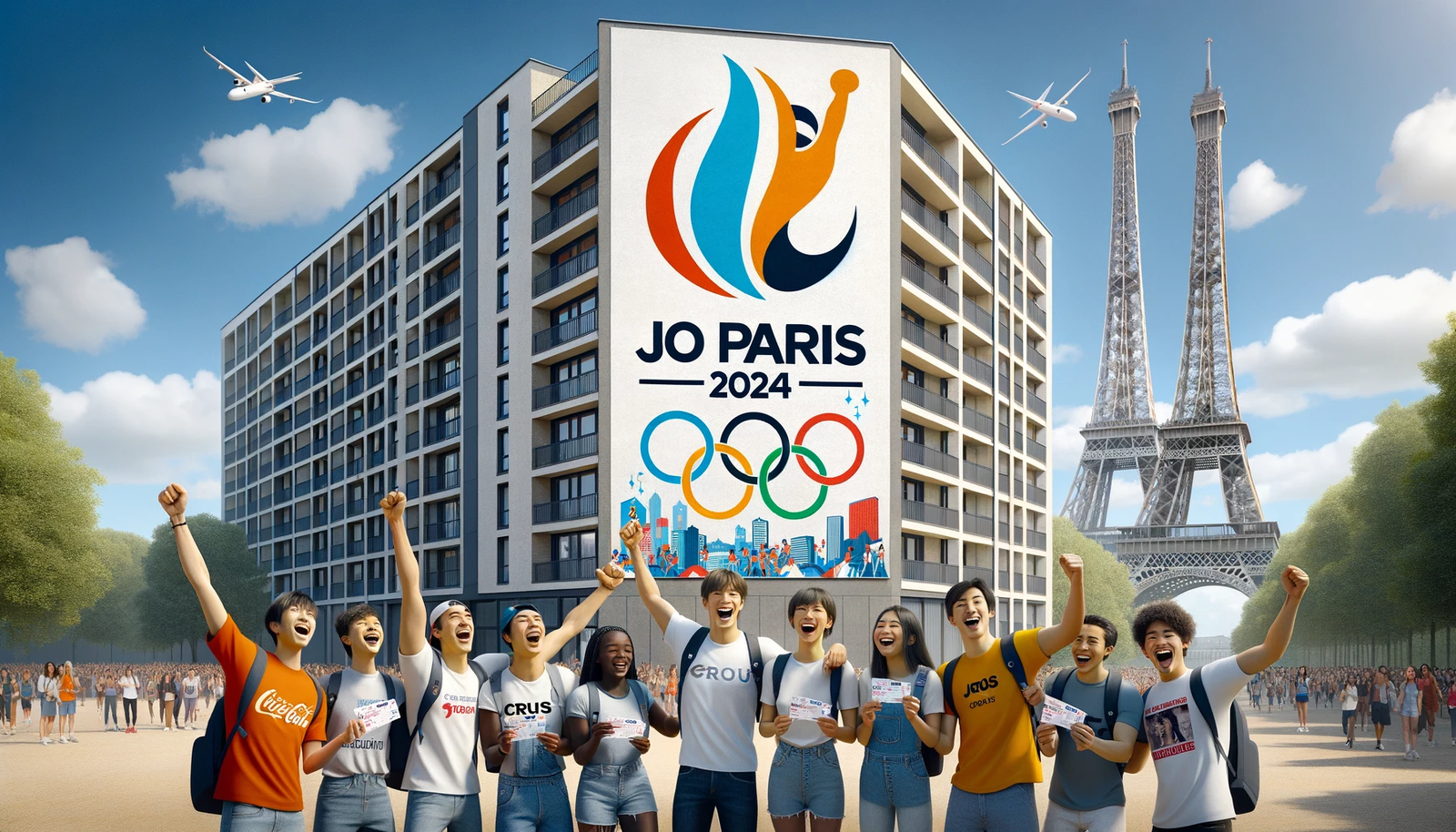 JO 2024, compansation pour les logements Crous, présenté par Twain